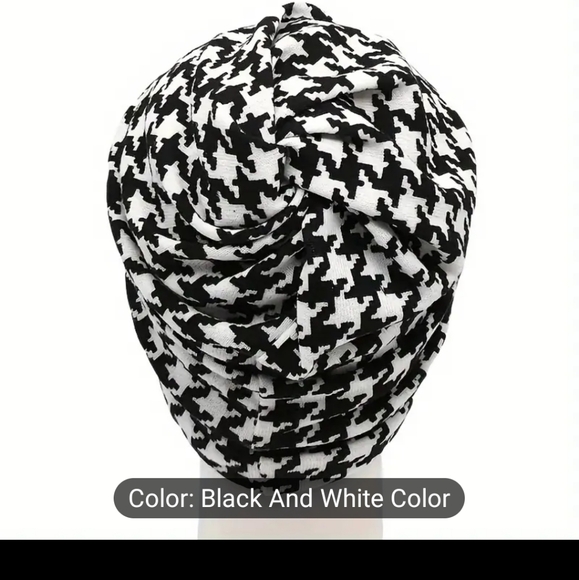 Herringbone beanie cap - Picture 2 of 4